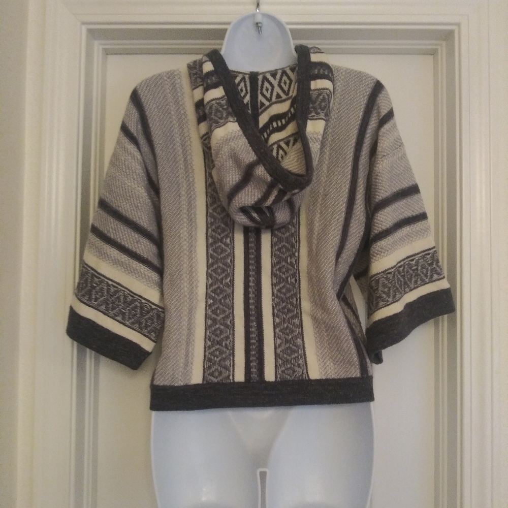 Veronica Beard Rancho Hooded Sweater - Picture 4 of 9